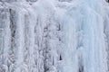 Icicle wall Royalty Free Stock Photo