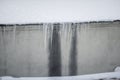 icicles formed in winter on frosty days