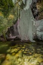 Icicles up the swift creek