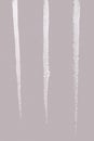 Icicles isolated on a grey Three clipping path