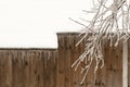 Icicles On Old Barn Royalty Free Stock Photo