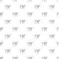 Icicles pattern, simple style Royalty Free Stock Photo