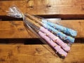 Icing Dipped Prezel Stick with Sprinkles