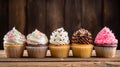 icing frosting cupcake food Royalty Free Stock Photo