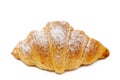 Icing suger on the single croissant