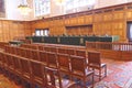 ICJ Courtroom International Court of Justice Royalty Free Stock Photo