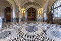 ICJ Main Hall of the Peace Palace, The Hague Royalty Free Stock Photo