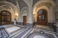 ICJ Main Hall of the Peace Palace, The Hague Royalty Free Stock Photo