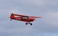 Vintage G-SVAS PA-18 1961 Piper Super Cub aircraft in flight.