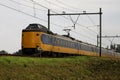 ICM Koploper intercity train on track at Zevenhuizen