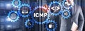 ICMP is a network Protocol that is part of the TCP IP Protocol stack Royalty Free Stock Photo