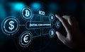 ICO Initial Coin Offering Business Internet Technology Concept Royalty Free Stock Photo