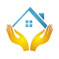 Home care logo symbol.