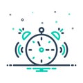 Mix icon for Alarm, clock and timer