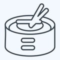 Icon Amok. related to Cambodia symbol. line style. simple design editable. simple illustration