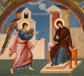 Icon of the Annunciation of the Blessed Virgin Royalty Free Stock Photo