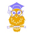 Icon back to school owl