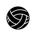 Black solid icon for Ball, play and game Royalty Free Stock Photo