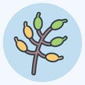 Icon Barberry. related to Spice symbol. color mate style. simple design editable. simple illustration