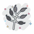 Icon Barberry. related to Spice symbol. comic style. simple design editable. simple illustration