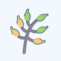 Icon Barberry. related to Spice symbol. doodle style. simple design editable. simple illustration