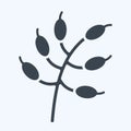 Icon Barberry. related to Spice symbol. glyph style. simple design editable. simple illustration