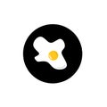 This icon based on the egg on the pan.