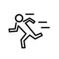 This icon based on the run people.