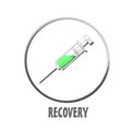 Icon Basic button syringe recovery