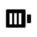 Battery icon. Power energy symbol