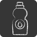 Icon Bleach. related to Laundry symbol. chalk Style. simple design editable. simple illustration Royalty Free Stock Photo