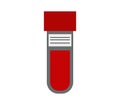 Icon of blood container illustrated