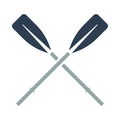 Icon Of Boat Oars