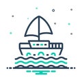 Mix icon for Boating, sailing and nautical