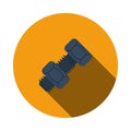 Icon Of Bolt And Nut Royalty Free Stock Photo