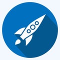Icon Boosting Algorithms. related to Machine Learning symbol. long shadow style. simple design editable. simple illustration.