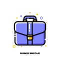 Icon of briefcase for business portfolio concept