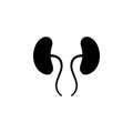 The icon of bud, kidney, gemma, bourgeon, burgeon. Simple flat icon illustration, of bud, kidney, gemma, bourgeon, burgeon