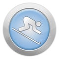 Icon, Button, Pictogram Downhill Skiing