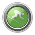 Icon, Button, Pictogram Downhill Skiing