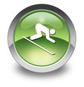 Icon, Button, Pictogram Downhill Skiing