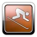 Icon, Button, Pictogram Downhill Skiing