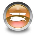 Icon, Button, Pictogram Fish Cleaning