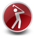 Icon, Button, Pictogram Golfing Royalty Free Stock Photo
