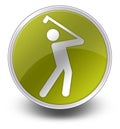 Icon, Button, Pictogram Golfing Royalty Free Stock Photo