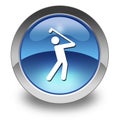 Icon, Button, Pictogram Golfing Royalty Free Stock Photo