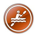 Icon, Button, Pictogram Kayaking