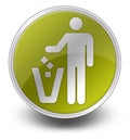 Icon, Button, Pictogram Litter Container Royalty Free Stock Photo