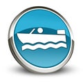 Icon, Button, Pictogram Motorboat