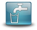 Icon, Button, Pictogram Running Water